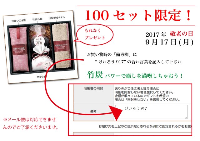 100セット限定プレゼント