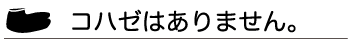 コハゼがありません