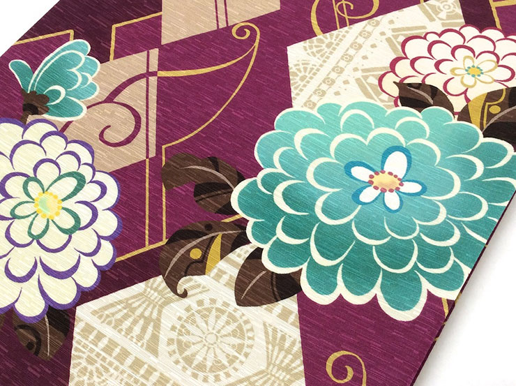 WA・KKA】京袋帯【モダンガール】 正絹 日本製 仕立て上がり品