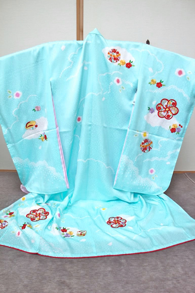 女の子 四つ身 長襦袢付 七五三 d06-845014 - きもの館【久五郎】