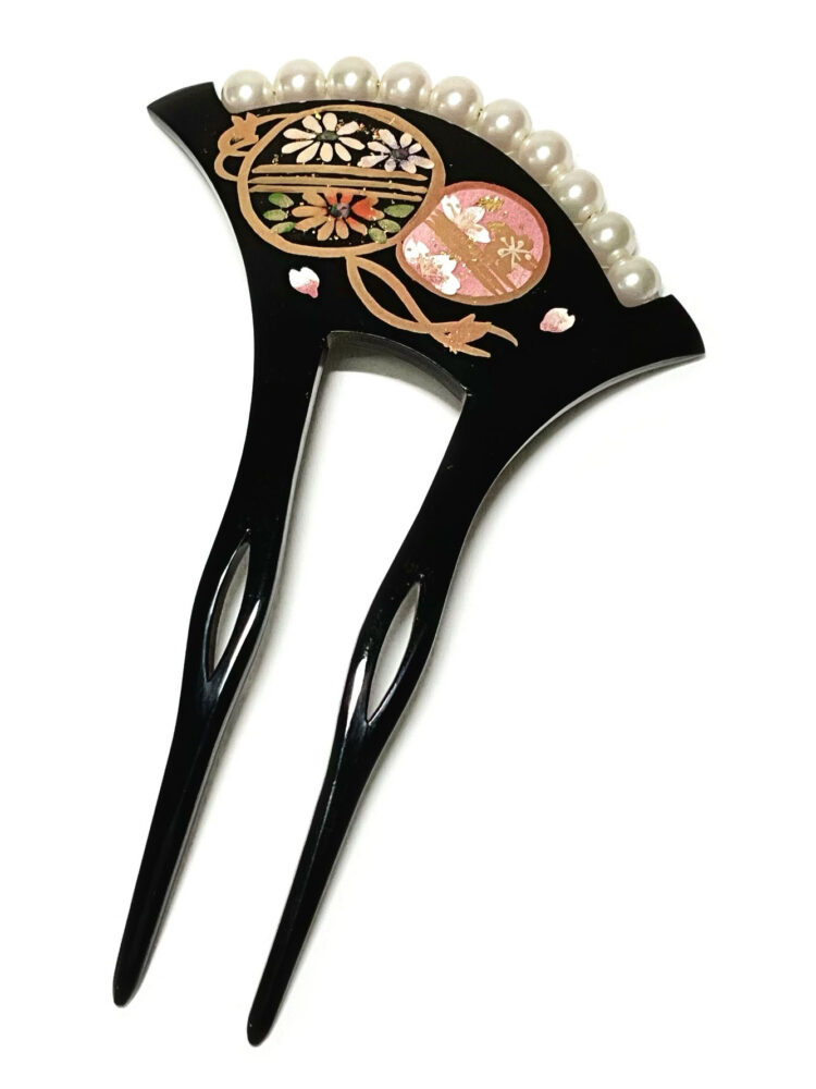 パール付きかんざし