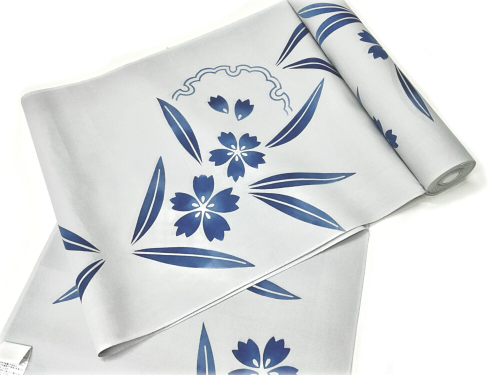 グレー地ゆかた